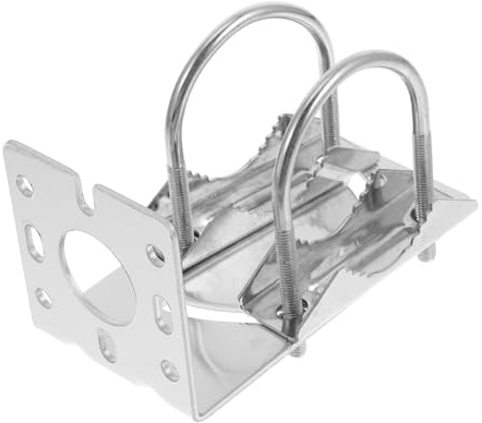 HONMEET Outdoor Antenna Mounting Bracket Pole Mount with Wear-resistant Aluminum Alloy A-shaped Clamp for Wall Mounting and Harsh Weather Conditions
