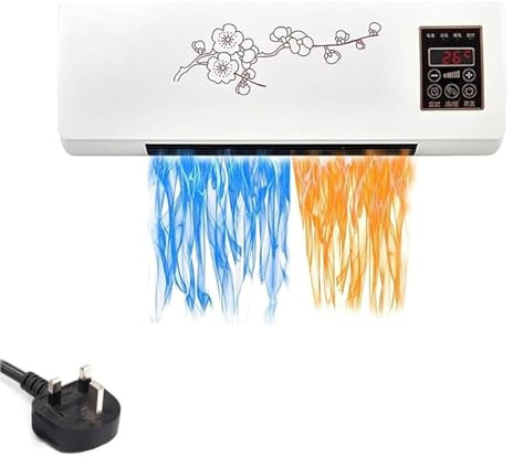 LVSEWOA Klimaanlage, verbesserte Mobile Split-Klimaanlage, Mini-Split-Klima-/Heizsystem, 3500 W, leiser Betrieb, mit Fernbedienung für Zuhause, Büro (C)