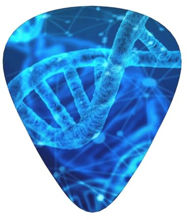 DNA-Ketten-Plektrum, Fotodruck für Gitarre, Ukulele, 12 Stück