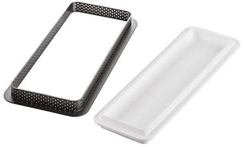 silikomart Moule Kit Tarte Ring Rectangle 265 x 105 mm