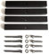 4X Dachträger Adapter Set für VW Bus T5+T6 zur Befestigung auf Kederschiene