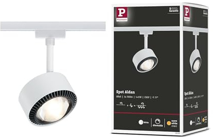 Paulmann 95395 högspänningsnätsystem-lampa URail 8 W LED vit, svart
