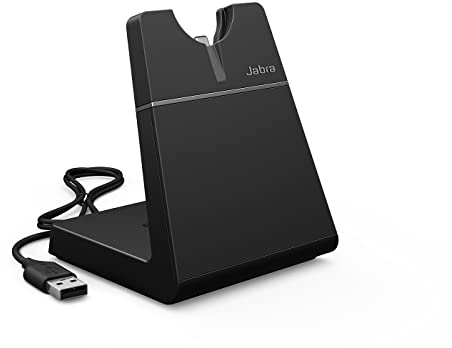 Socle de recharge pour Jabra Engage 55 convertible – Base de chargement USB-A pour micro-casque – Noir