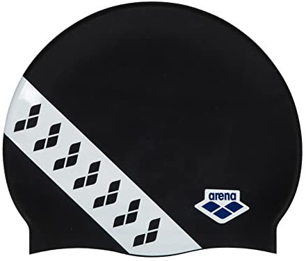 ARENA Unisex Icons Team Stripe Cap, Icons schwarz/weiß, Einheitsgröße EU