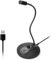 JOUNIVO Microfono USB per computer con pulsante mute, condensatore plug&play, desktop, PC, laptop, Mac, microfono PS4, design a collo di cigno a 360°, registrazione, dettatura, YouTube, giochi,