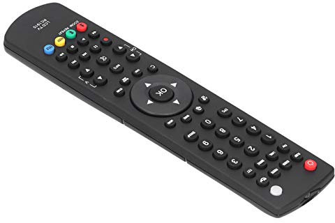 Remoto LCD Remote RC1910 Black, per TV LCD, Realizzato in ABS, Distanza da 10 M, Nessuna Programmazione Necessaria, Pulsanti in Silicone Comodo con 2 Batterie AAA