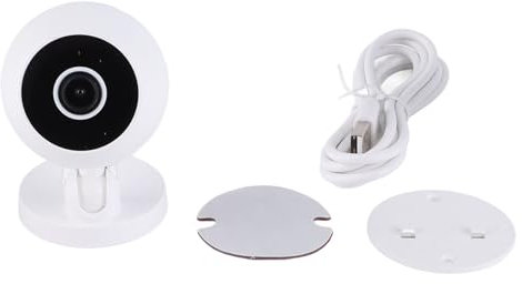 Segrehy Telecamera di sicurezza wireless 2MP 1080p ad alta definizione a 360 gradi fotocamera IP rotatabile con allarme in tempo reale Chiamata a due vie per la sorveglianza domestica