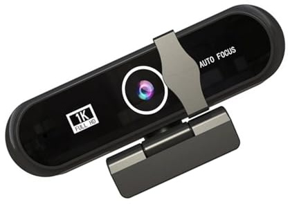 Pffiocix B9 - Webcam per computer portatile, con microfono integrato e messa a fuoco automatica, per videochiamate e riunioni online 1080P/2K/4K