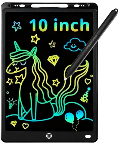 Tavoletta Grafica LCD Scrittura 10 Pollici, Tavoletta Scrittura da Disegno Cancellabile per Bambini Progettista Studenti