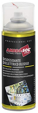 Ambro-Sol - M201 Désensibilisant Diélectrique Huileux, Défend contre les Oxydations, Élimine les Résidus et Impuretés, a Pouvoir Dégraissant, Protège les Pièces et Contacts Électriques, 400 ml