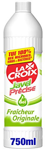 LA CROIX - Eau de Javel La Croix Précise Désinfectant - Tue 100 % des Microbes, Virus et Bactéries - Nettoyant Ménager Multi-Usage - Hygiène Parfaite - Application Précise - Flacon 750 ml - Lot de 3