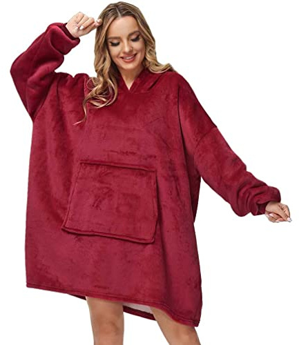 Oversized Hoodie Sweatshirt, TV Super Soft Warm Comfortable Blanket Hoodie, Soft Cozy Warm Comfortable Novelty Hoodies, One Size Fits All, TV-Blanket for Men Women Teenagers Kids