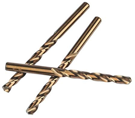 Set Punte Per Trapani 3 Pz 6.1/6.2/6.3/6.4/6.5/6.6/6.7/6.8/6.9/7.0Mm Punta Elicoidale In Acciaio Al Cobalto Con Codolo Elicoidale In Metallo Ferro Alluminio Trapano-6.1Mm