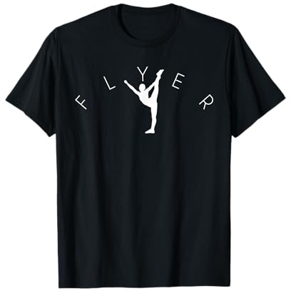 Flyer Cheerleading Skala Stunt Pose Cheer Team T-Shirt