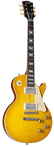 Gibson 1958 Les Paul Standard Heavy Aged Lemon Burst #83267 - Custom E-Gitarre
