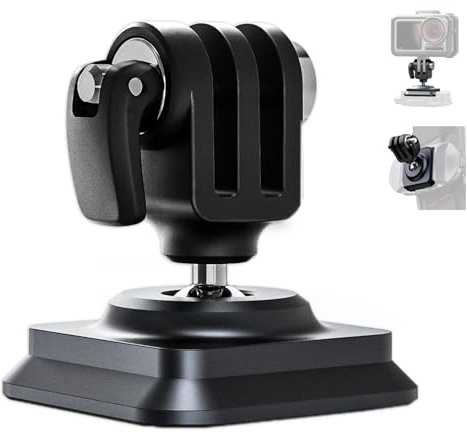 PGYTECH Action Camera Arca-Typ Schnellwechselplatte, 360° Drehung, für Gopro, Insta360, DJI Osmo Action/Pocket und die meisten Action-Kameras