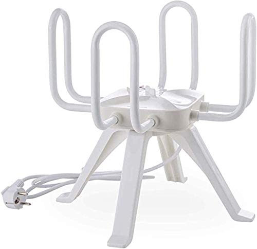 CJBHSD 2 Pairs Free Standing Electric Shoes Dryer Dry Heater Boot Rail Rack Dehumidify Warmer,Electric Boot Warmer Dryer Shoe Drying Machine Shoe Drying Rack with 4 Hooks