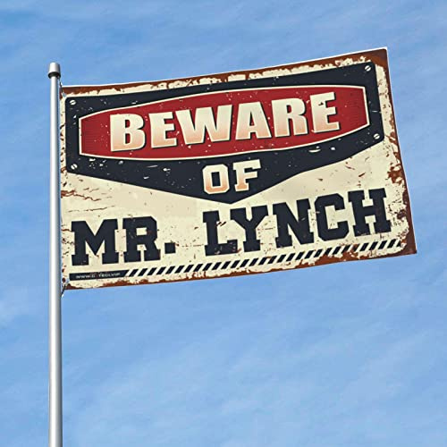 Men Cave Decor Beware of Mr. Lynch Flag Windsocks Outdoor Home Decor for Men ( Size : 152X244CM )