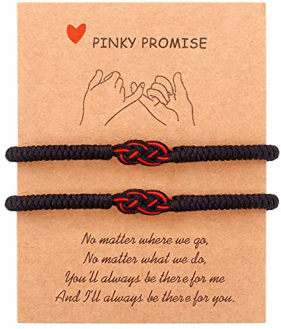 Choice of All Matching bracelets for Couples Pulseras para Parejas Red String Protection Promise Bracelets for Boyfriend Girlfriend Women Men Lovers Friends