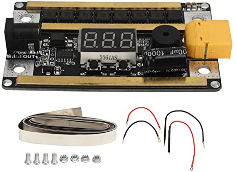 Spot Welder Control Board Digital Display Controller Panel Machine Kleines Schweißgerät DIY-Zubehör für Lithium mit Verbindungskabel