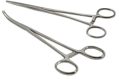 AAED Paquete de 2 Tipos de Pinzas de Acero Inoxidable para Mascotas, Tijeras para el Cuidado y Depilación
