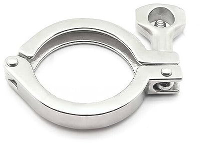 SSIMOO 1 Stück 304 Edelstahl Präzisionsguss Rohrschelle Gelenk Spannfutter Schelle Rohrschelle Kindly (Color : Ferrule OD40mm)