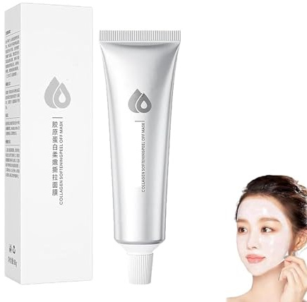 Maschera Peeling Al Collagene, Maschera Luminosa Di Vetro Per La Cura Della Pelle, Maschera Crema Idratante, Maschera Rassodante Antirughe, Maschera Al Collagene Idrolizzato (1PCS)