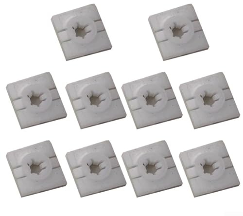 10 Stück Auto-Zierleisten-Clips Seitenschweller-Halterungen für Mercedes für Smart Fortwo 2008–2016 0009912098