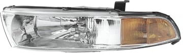 EDA PREMIUM auto Scheinwerfer, Frontscheinwerfer Links MR439549 passend für MITSUBISHI GALANT USA TYPE 1999-2001 H4, SAE (USA-TYP), ohne Leuchtmittel