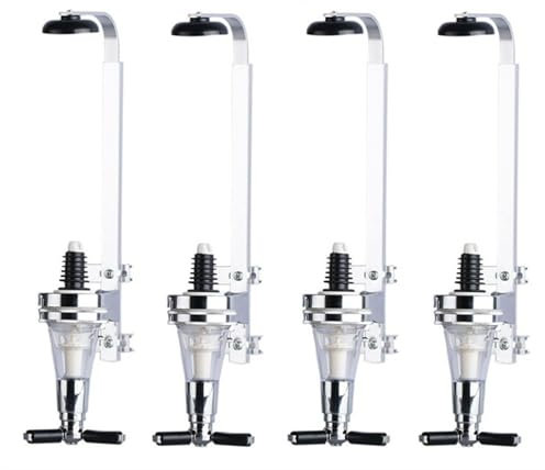 Weinausgießer, 1/2/3/4 Flasche, Wandmontage, Likörspender, 1–9 Stück, Bier, Cocktail-Shaker, Alkoholständer, Weinregal, Bar, Getränke, Likörspender, Likörausgießer (1 Flasche, 4 Stück)