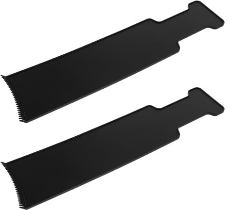 Ipetboom 2pezzi Pettine per Mèches e Tinture per Capelli Set di Pettini per Ciocche Strumenti per Tintura dei Capelli per Uso Domestico Salone Pettin Lamina per Colorazione e Trattamenti