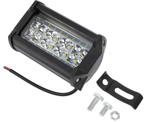 Mobestech Faro de Trabajo LED para Todoterreno 84w 28 Led, Aleación de Aluminio y Abs, Iluminación Amplia y Larga Duración para Vehículos y Equipos de Construcción
