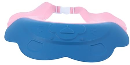 TOYANDONA Adjustable Baby Shower Cap for Kids with Ear Protection, Lightweight Pp Material Bathing Hat in Blue, Suitable for Toddler Shampoo Time and Eye Safety