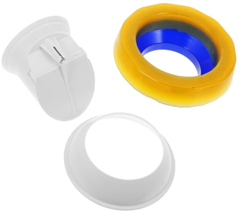 ELAYARD Guarnizione per Wc Antiperdita Anello Sigillante Rinforzato per Base Wc Materiale Durevole e Resistente Compatibile con Vaschette Rotonde e Allungate Accessorio Bagno