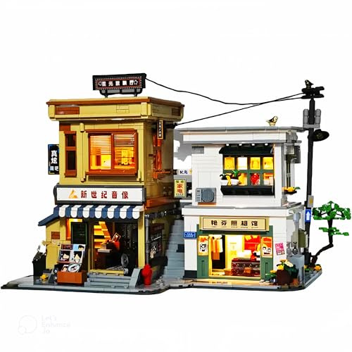 Aimmob 80er 90er Klemmbausteine Haus City Building 2131 Teile für Erwachsene - Architecture Stadthaus Gebäude Modular Buildings Set