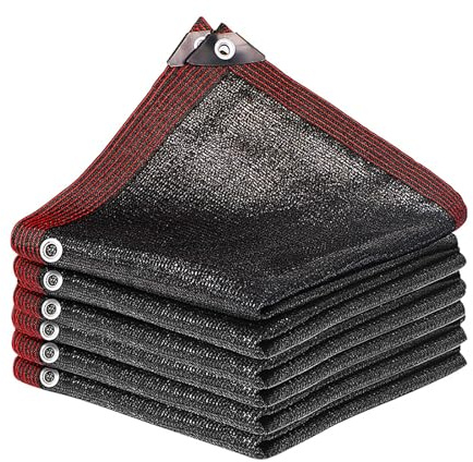 Rete Ombreggiante 6x8m, Tenda a Vela Giardino Protezione UV, Rete Parasole Tessuto Protezione Solare, Esterni Antistrappo, per Pergola, Piante, Patio, Serra, Pollaio, Esterno, Terrazza