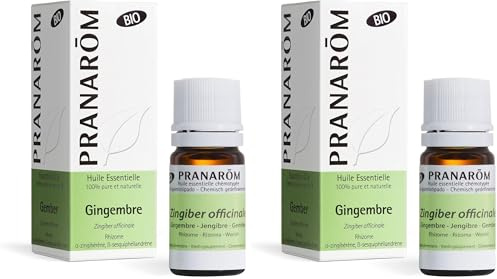 Pranarôm Huile Essentielle Gingembre Zingiber officinale Rizhome HECT 5 ml (Lot de 2)
