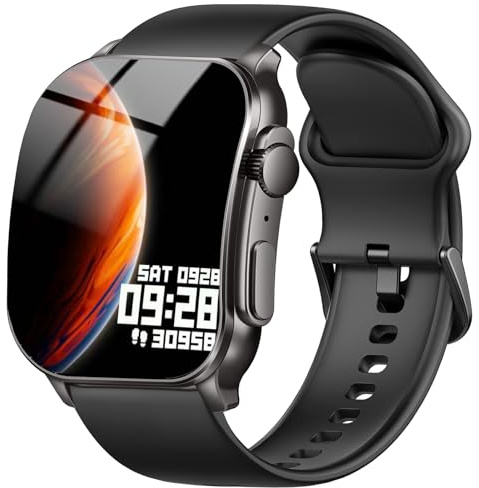 Smart Watch for Men Women Answer/Make Call, 2.01 AMOLED Curved Screen Fitness Watch with 110+ Sport Modes, 2026 Smartwatch with Heart Rate/Sleep/Stress Monitor, IP68 Activity Tracker for Android iOS