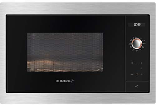 Micro ondes Encastrable De Dietrich DME7121X - Micro-Ondes Encastrable avec kit Noir et inox - 26 litres - 900 W