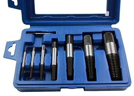 US PRO 8pc Stud Bolt Screw Extractor Remover Set For Rusted Rounded Seized Bolts 2655