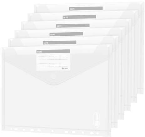 Agoer 36 pack dokumententasche a4 sichttasche dokumenten mappen brieftaschen tasche für dokument organisieren mit lochrand klettverschluss und etikettentasche