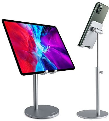 Desire2 Adjustable Stand for Smartphone and Tablet | Multi-Angle Mobile Phone Holder and Tablet Stand | Rotatable Office Desk Accessory for Men and Women | Adjustable Phone Stand and Ebook Mount