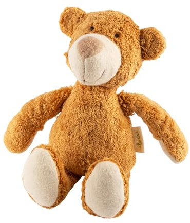Sigikid Kuscheltier Hase Green Babyspielzeug Stofftier beige Geschenkidee | Pure Organic Collection - natürliches Spielzeug aus 100% Bio-Baumwolle (kbA) und Füllung aus Schurwolle