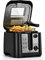 Aigostar Olivia - Fritteuse mit 2,5 l Fassungsvermögen, 1650 W, BPA-freie Fritteuse mit Sichtfenster, Temperaturregelung und -anzeige, schwarz