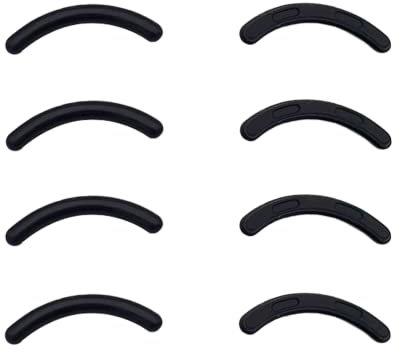 Sostituzione Bigodino per Ciglia in Silicone, 8 Pezzi Bigodino per Ciglia Ricariche, Ricambio Piegaciglia Cuscini Ciglia, per Strumenti per Piegaciglia