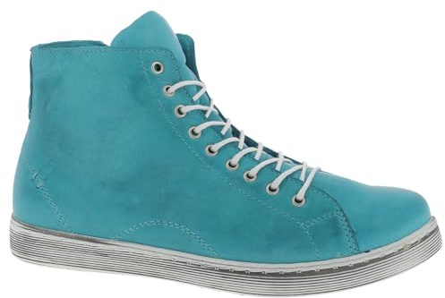 Andrea Conti Femme Damen High Top Sneaker Basket, Bleu, 36 EU