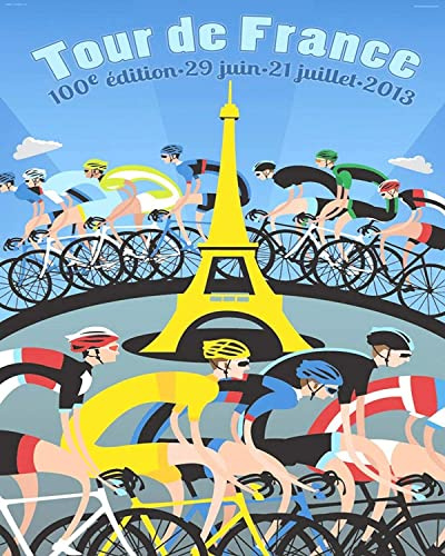 RIFOSA 12x16 Tour De France 2013 Cycle Race Bicycle Cycling Metal Sign