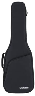 BOSS CB-EG01 Gitarren-Gigbag | Schlanke E-Gitarren-Tasche für leichtes Reisen | Schlank & schützend mit hochwertigen, robusten Außenmaterialien | Weiche Polsterung | Große Zubehörtasche & mehr