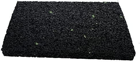 100 almohadillas de terraza 90 x 60 mm para terraza en 8 mm de grosor, granulado de goma