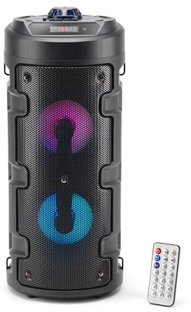 RED5 Typhoon 101 Wireless Bluetooth RGB LED Illuminated 2400 mAh Party Speaker